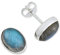 Ohrstecker 925 Silber Labradorit grün blauer Stein Edelstein Ohrringe echt Silber Damen Sterling Silber Stecker Geschenk(MOS-040-05)
