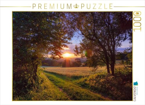 CALVENDO Puzzle Sonnenuntergang bei Annaberg | 1000 Teile Lege-Größe 64 x 48 cm Foto-Puzzle für glückliche Stunden