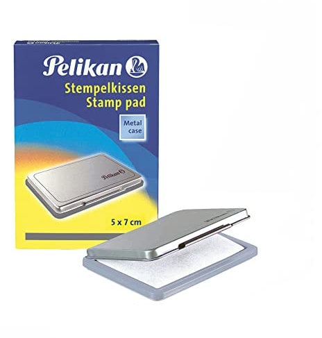 Pelikan Stempelkissen Metall, ungetränkt, 7 x 11 cm, 1 Set