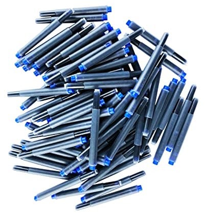 80 Universalpatronen Tintenpatrone geeignet für Lamy Herlitz Pelikan Online Farbe: königsblau