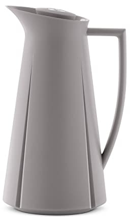 Rosendahl Isolierkanne 1,0 l Grand Cru klassisch Tastenfunktion, grau matt