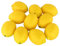 JEDFORE 10 limoni artificiali, realistici, frutta finta per casa, cucina, decorazione per feste di nozze, fotografia (grandi dimensioni, giallo)