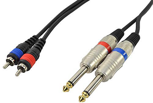 Cobra Cavo RCA RCA a jack da 6,35 mm da 6 m