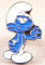 Mainly Metal, Anstecker/Brosche, Metall Emaille, blauer Schlumpf (Fernseh-Cartoon)