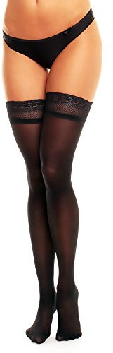 GLAMORY Vital 40 halterlose Stützstrümpfe-schwarz-48-50