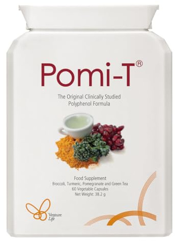 Pomi-T Polyphenol Food Supplement 120 Capsules (Pack of 2 x 60 Capsules)