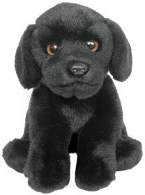 BLACK LABRADOR SOFT AND CUDDLY TOY