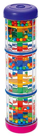 Halilit Mini Rainbomaker Musical Instrument. Small Rainmaker Musical Toys For Kids & Toddlers. Rain Stick Suitable for Baby Boys & Girls from 6 months + (Colours Vary)