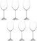montana pure Rotwein-Gläser, 6er Set, spülmaschinenfeste Rotwein-Kelche, Wein-Gläser im klassischen Stil, Glas-Kelche für Rotwein, 390 ml, 042385
