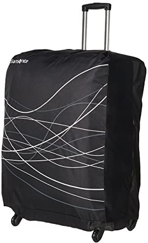 Samsonite Bedruckte Gepäckhülle, schwarz, Large, Bedruckte Gepäckabdeckung