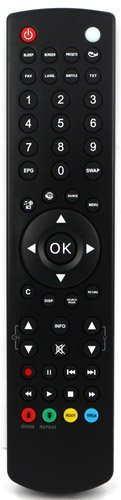 RC1910 Remote Control for Polaroid LCD/LED TVs L19LEDDVD12, P22LEDDVD12, P24LED12.