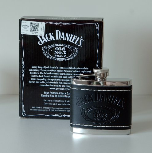 Jack Daniel 's Leder Flachmann JD 5547