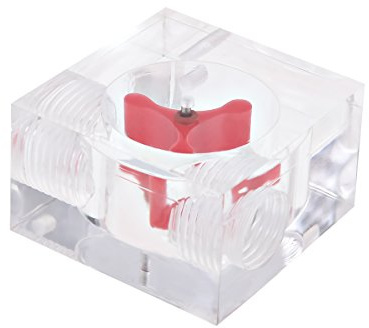 Durchflussanzeiger G1/4 eckig - Plexi