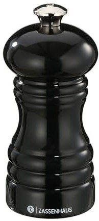 Zassenhaus, Salzmühle Berlin, holz, schwarz, 12 cm