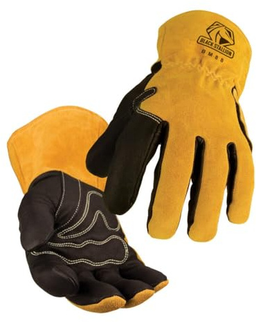 Revco Industries BM88L BSX BM88 Extreme Pig Skin MIG Welding Gloves, Large