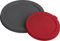 Fackelmann Dosendeckel CAT&DOG, Plastikdeckel für Konserven, Verschluss für Futterdosen (Farbe: Rot, Grau), Menge: 2 Stück