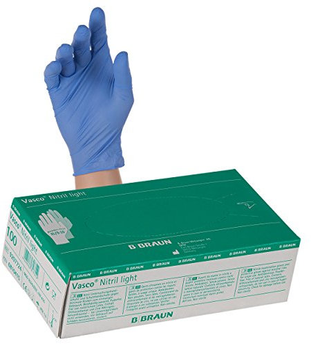 Untersuchungshandschuhe Vasco Nitril light, Gr. XL/9-10, puder- u. latexfrei, 90 Stück