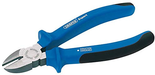 Draper 68890 Heavy Duty Soft Grip Diagonal Side Cutter, Blue, 130 mm Length