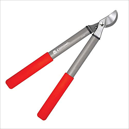 Corona BP 3225D Gartenschere, geschmiedeter Stahl, ClassicCUT, zwei-händige Bypass-Gartenschere, 1,9 cm Schnittkapazität, Stiel und Ast, Rot