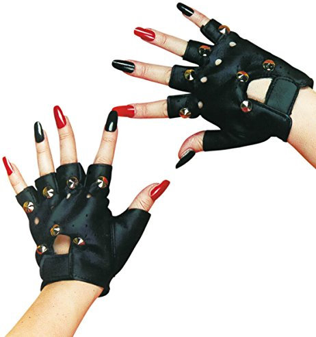 Punk Handschuhe schwarz