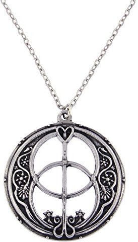 St Justin, en Étain Calice et Pendentif – Chaîne gourmette 45,7 cm