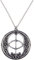St Justin, en Étain Calice et Pendentif – Chaîne gourmette 45,7 cm