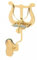 Riedl Trombone Gold Messing mit Mundstück