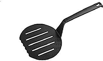Fackelmann Omelette/Nero Spatule à crêpes en plastique, 25 cm, en noir