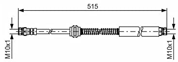 Bosch 1987481447 Brake Hose