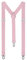 Autiga® Hosenträger Herren Damen Hosen Träger Y Form Style Clips Schmal Neon Bunt Farbig hellrosa