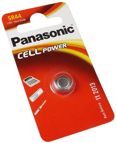 foto-kontor Panasonic SR44 Silberoxid Batterie Knopfzelle 1,55V ersetzt 303 357 EPX76 V76PX AG13 LR44 RW42 SR44W D357