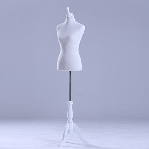 Schneiderpuppe Damenbüste Büste Torso Gr.36/38 | JL6020W-1 Weiß