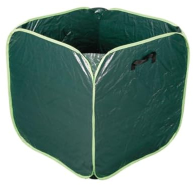 Toolland Gartensack, quadratisch, Polyester, Grün/Weiß, 290 Liter