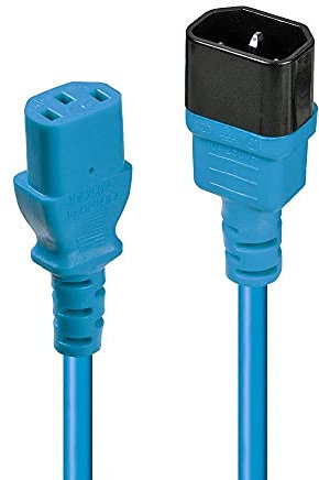 Lindy Prolunga IEC Blu, 0,5m