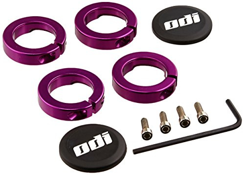ODI Lock Jaw Clamps (Includes Snap Caps) - Purple,One Size, 143039
