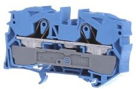 Durchgangsklemme bl 2L 1p TS35 2016-1204,Elektroinstallation,WAGO Kontakttechnik,2016-1204,4017332076647