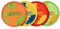 BEST SPORTING Neopren Wurfscheibe Disc I Flugscheiben I Verschiedene Farbausführungen I Schwebedeckel I Wurf UFO I Wurf Disc I Strand Flying Disc Farbe:grün/orange