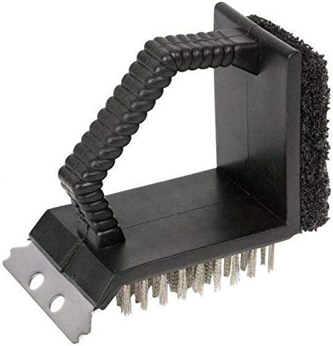 No Label Grillbürste/Gitter 3 in 1 schwarz