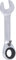 KS Tools 503.4636 Llave combinada de carraca GEARplus, extracorta, 13 mm