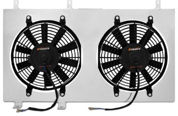 Mishimoto MMFS-S14-95SR Performance Aluminum Fan Shroud Fits Nissan 240sx S14 1995-1998 Silver
