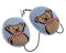 Earbags Kinder Ohrenwärmer Kids, Kinderbär hellblau, S, 824