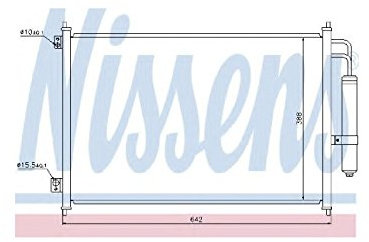 Nissens North America,Inc Condenser - 940121
