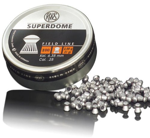 RWS Superdome Kal. 6,35mm Diabolo 2,0g 200 Stück Munition