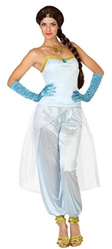 Atosa 26437 - Arabische Prinzessin, damenkostüm, Größe XS-S, hellblau