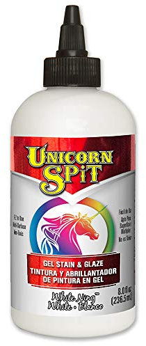 Unicorn SPiT White Ning 5771005 White Paint Water Based Gel Stain and Glaze 236ml