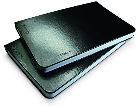Livescribe Notizbücher 1 und 2, schwarz, blanko, für Pulse Smartpen