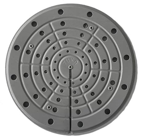 Lavatelli Tuka, Piastra Termica, diffusore e accumulatore di Calore per fornelli a Gas, garantisce Risparmio e miglior Cottura, Acciaio, Grey. Spargifiamma fornello per la casa, diametro 16cm