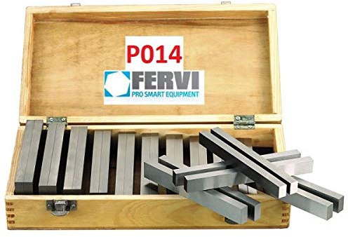 SET PARALLELE ACCIAIO TEMPRATE RETTIFICATE MORSA FRESA 28 Pz. Art.P014