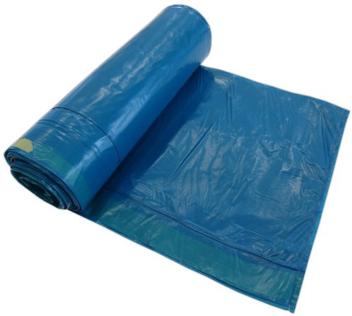 250 Müllsäcke 10 Rollen 120 Liter 70x110cm Blau Typ 50 ca. 50µ stark mit Zugband Abfallsäcke Müllbeutel Laubsäcke