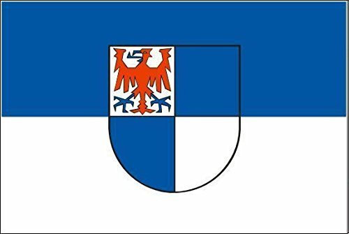 U24 Aufkleber Schwarzwald-Baar Kreis Flagge Fahne 12 x 8 cm Autoaufkleber Sticker